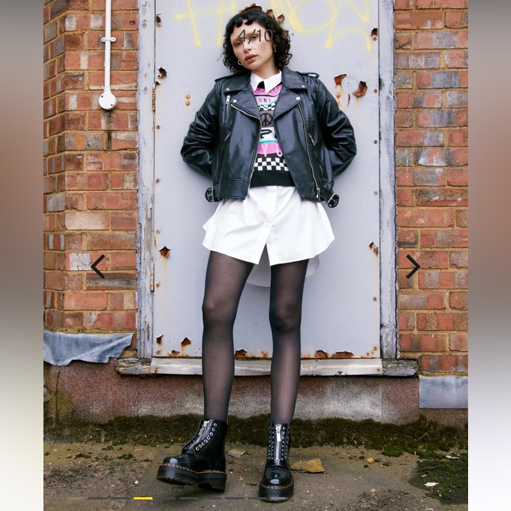 SINCLAIR PATENT CROCODILE PLATFORM DOC MARTENS. sold out online